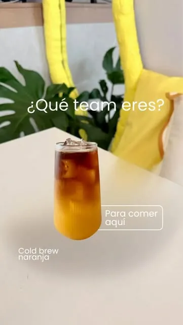 Cold brew naranja